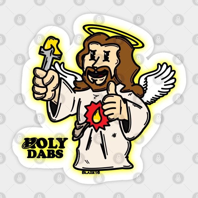 Holy Dabs Sticker by BlazedAustralia